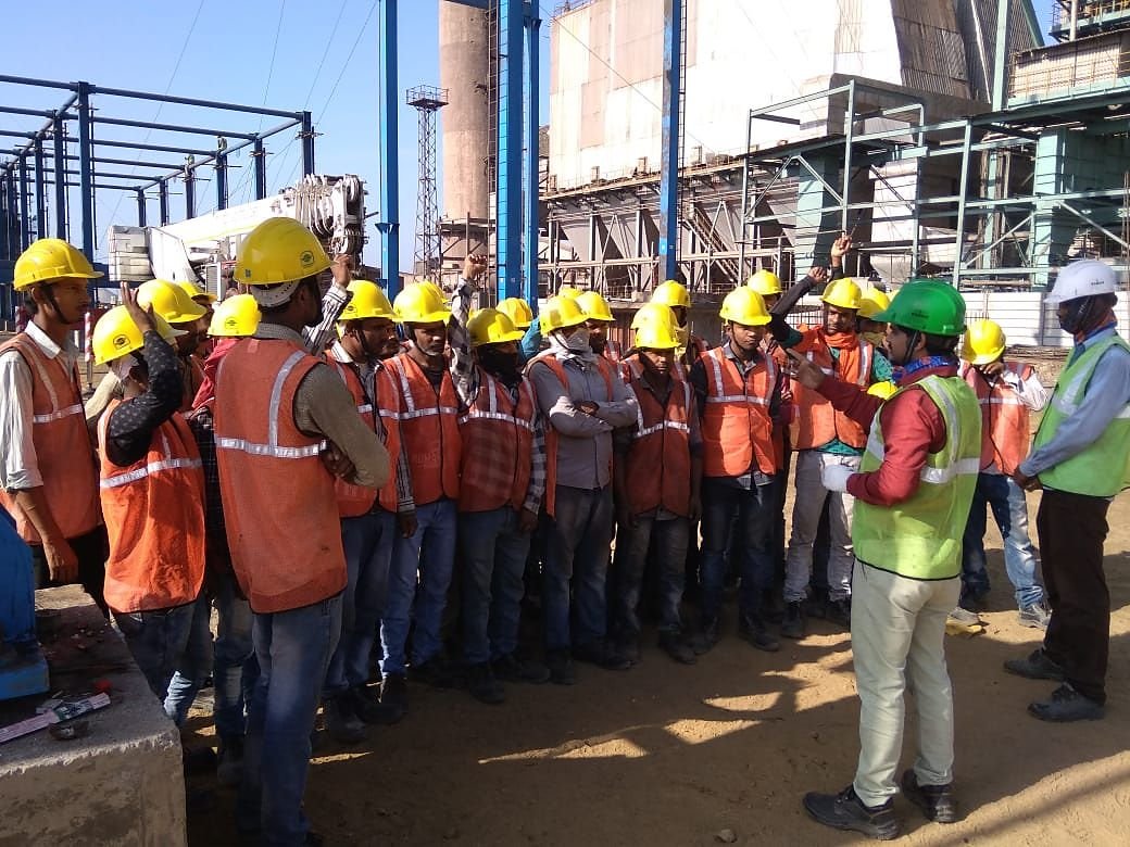 Safety officer on site
